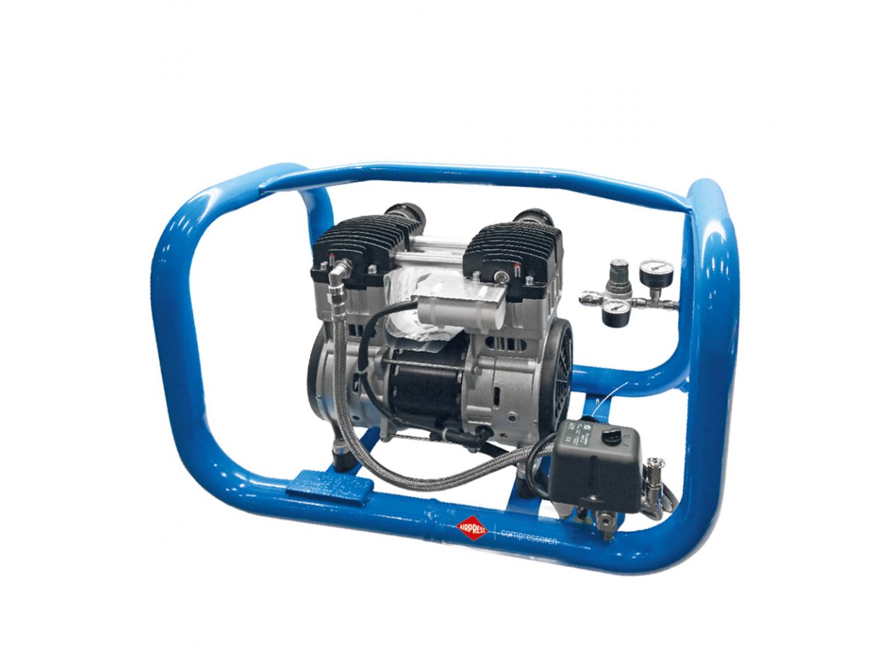Airpress Mały kompresor bezolejowy LMO 3-250 8 bar 1.8 KM/1.5 kW 90 l/min 5 l cichy