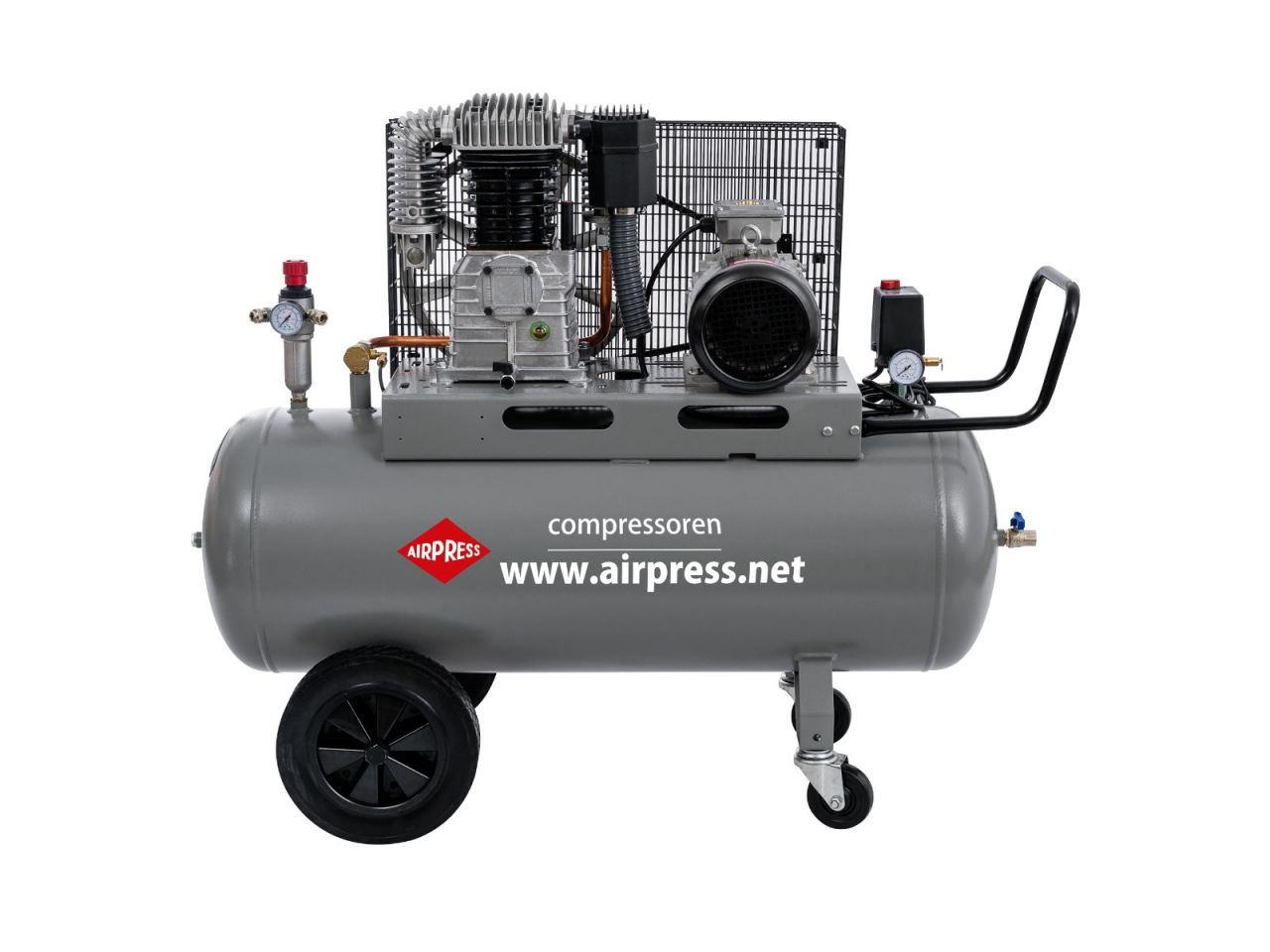Airpress Kompresor dwutłokowy HK 700-150 Pro 11 bar 5.5 KM/4 kW 400V 530 l/min 150 l Airpress Kompresor dwutłokowy HK 700-150 Pro 11 bar 5.5 KM/4 kW 400V 530 l/min 150 l