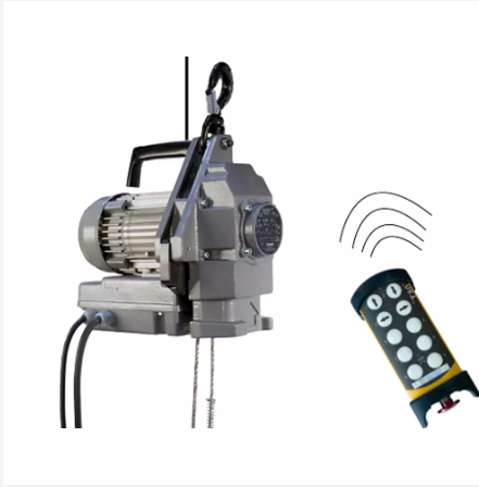 Tractel Minifor TR30S elektryczny wciągnik linowy  400V z pilotem zdalnego sterowania o dalekim zasięgu nr kat. 44789
