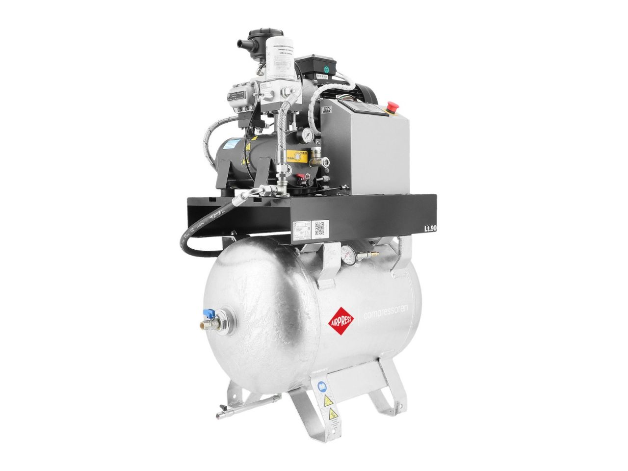 Airpress Kompresor śrubowy APS 3 Combi Compact 400V 10 bar 3 KM/2.2 kW 261 l/min 90 l galwanizowany Airpress Kompresor śrubowy APS 3 Combi Compact 400V 10 bar 3 KM/2.2 kW 261 l/min 90 l galwanizowany