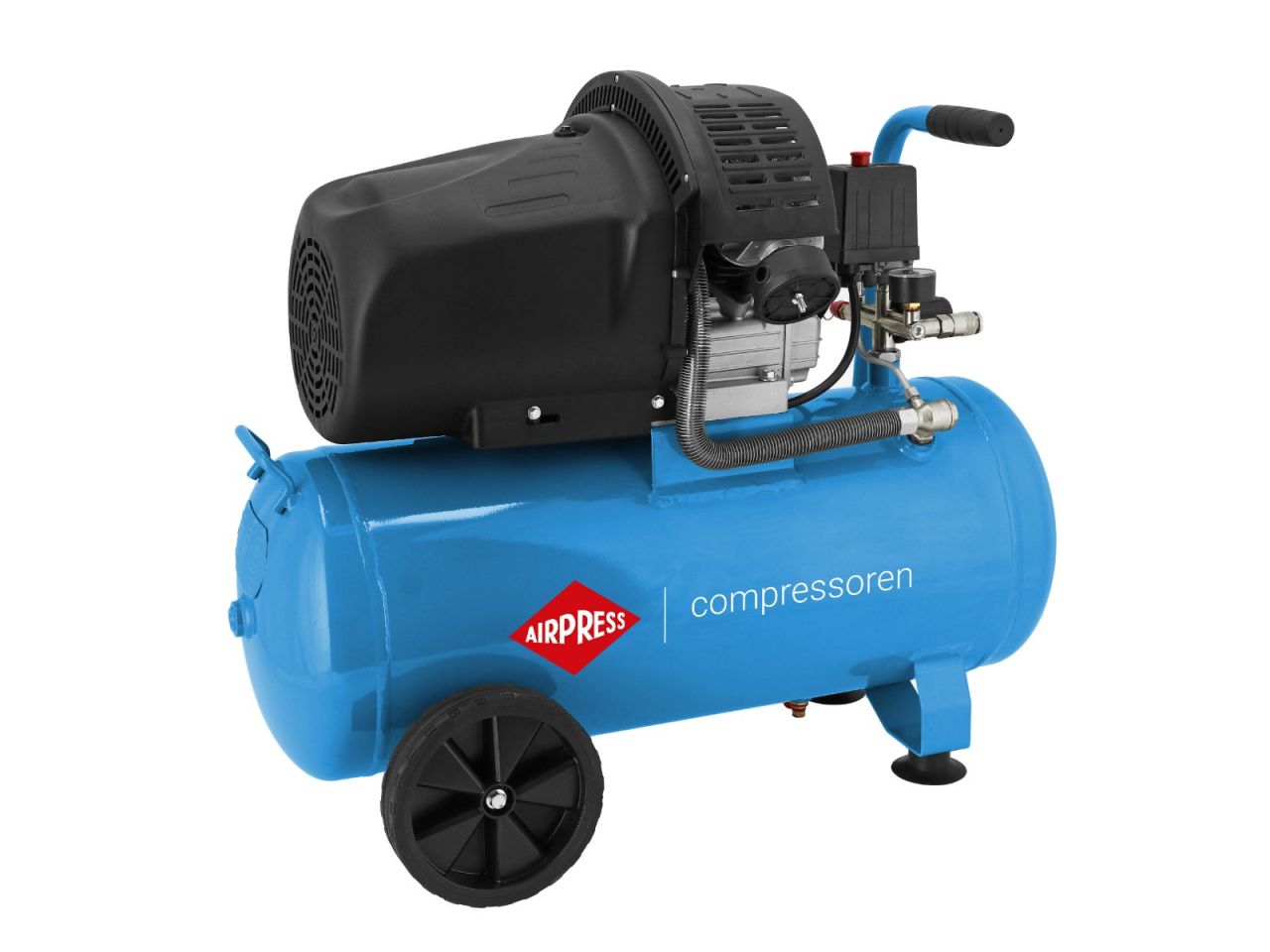 Airpress Kompresor dwutłokowy HL 425-50 + zestaw akcesoriów pneumatycznych Airpress Kompresor dwutłokowy HL 425-50 + zestaw akcesoriów pneumatycznych