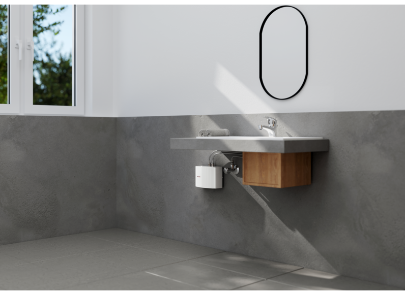 Stiebel EIL 3 Plus Hydraulicznie regulowany przepływowy ogrzewacz wody - 3,5 kW (230V) do montażu pod umywalką