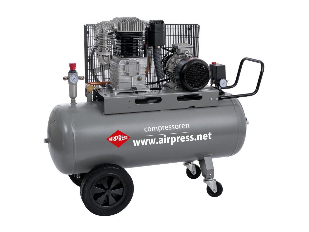 Airpress Kompresor dwutłokowy HK 700-150 Pro 11 bar 5.5 KM/4 kW 400V 530 l/min 150 l Airpress Kompresor dwutłokowy HK 700-150 Pro 11 bar 5.5 KM/4 kW 400V 530 l/min 150 l