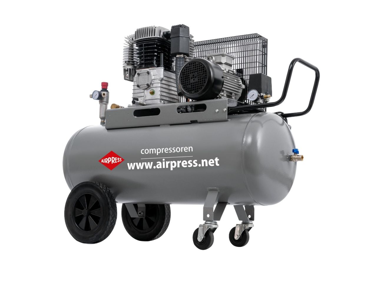 Airpress Kompresor dwutłokowy HK 700-150 Pro 11 bar 5.5 KM/4 kW 400V 530 l/min 150 l Airpress Kompresor dwutłokowy HK 700-150 Pro 11 bar 5.5 KM/4 kW 400V 530 l/min 150 l