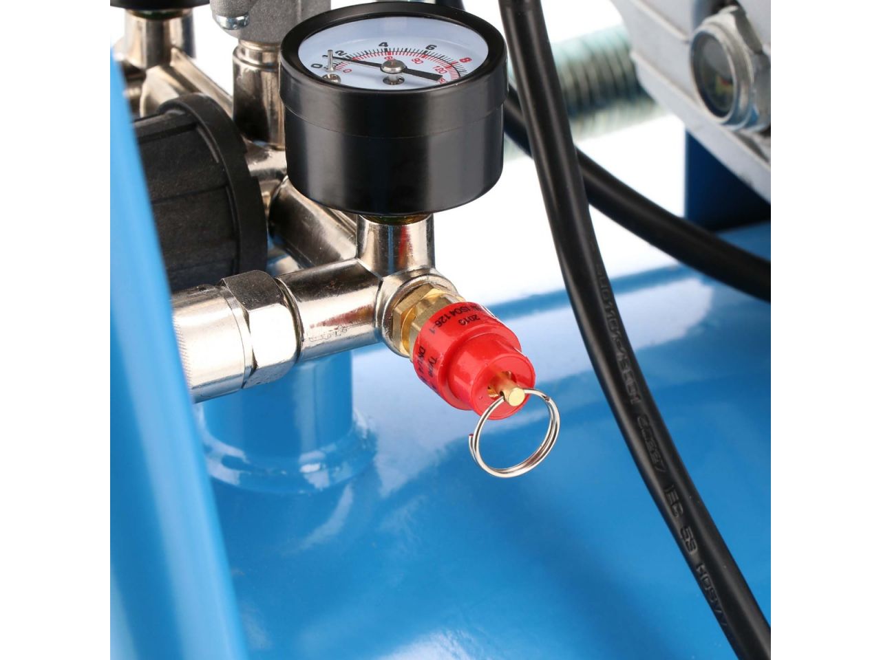 Airpress Kompresor dwutłokowy HL 425-50 + zestaw akcesoriów pneumatycznych Airpress Kompresor dwutłokowy HL 425-50 + zestaw akcesoriów pneumatycznych