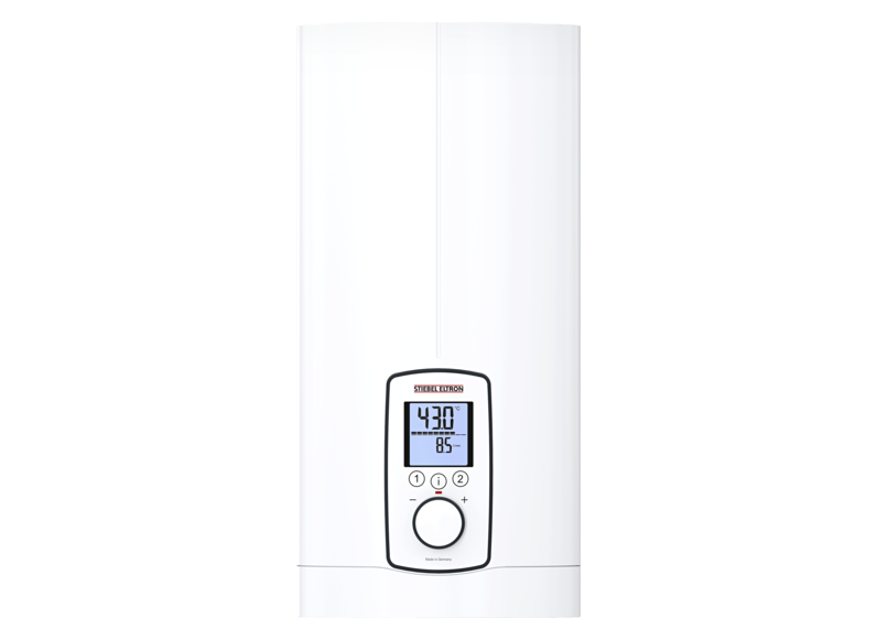 Stiebel DHE 27 Elektronicznie regulowany przepływowy ogrzewacz wody z dużym wyświetlaczem LCD Stiebel DHE 27 Elektronicznie regulowany przepływowy ogrzewacz wody z dużym wyświetlaczem LCD