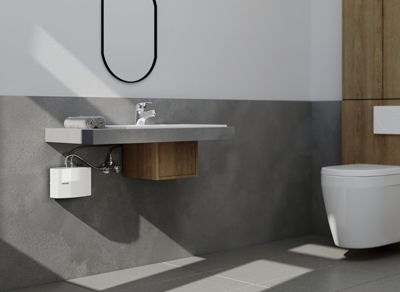 Stiebel EIL 4 Plus Hydraulicznie regulowany przepływowy ogrzewacz wody - 4,4 kW (230V) do montażu pod umywalką